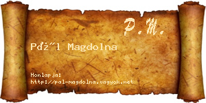 Pál Magdolna névjegykártya